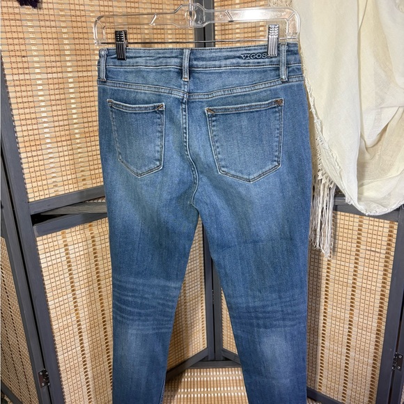 Vigoss Women's Blue Distressed Jeans - Picture 3 of 6